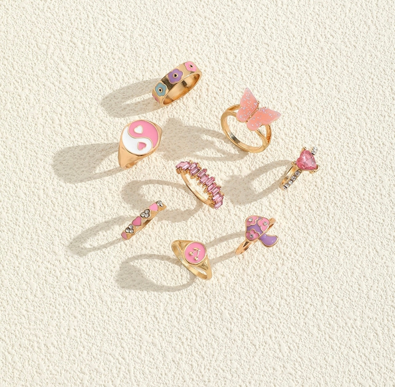 Pink Butterfly Set