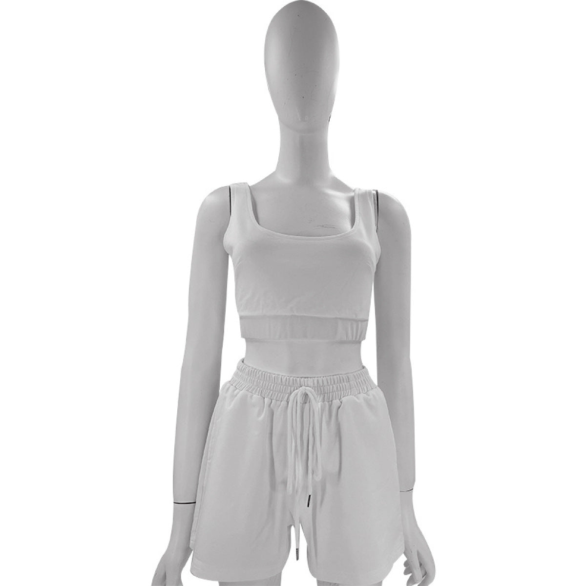 “Breaking Bread” U-neck Bra & Shorts Two-Piece Active Sets
