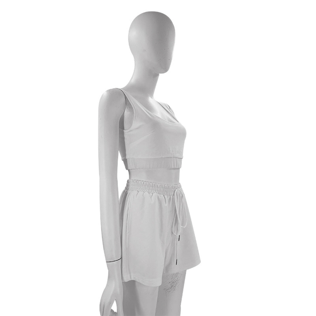 “Breaking Bread” U-neck Bra & Shorts Two-Piece Active Sets