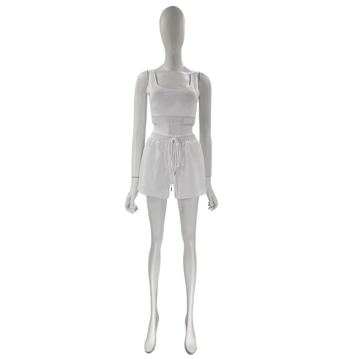 “Breaking Bread” U-neck Bra & Shorts Two-Piece Active Sets