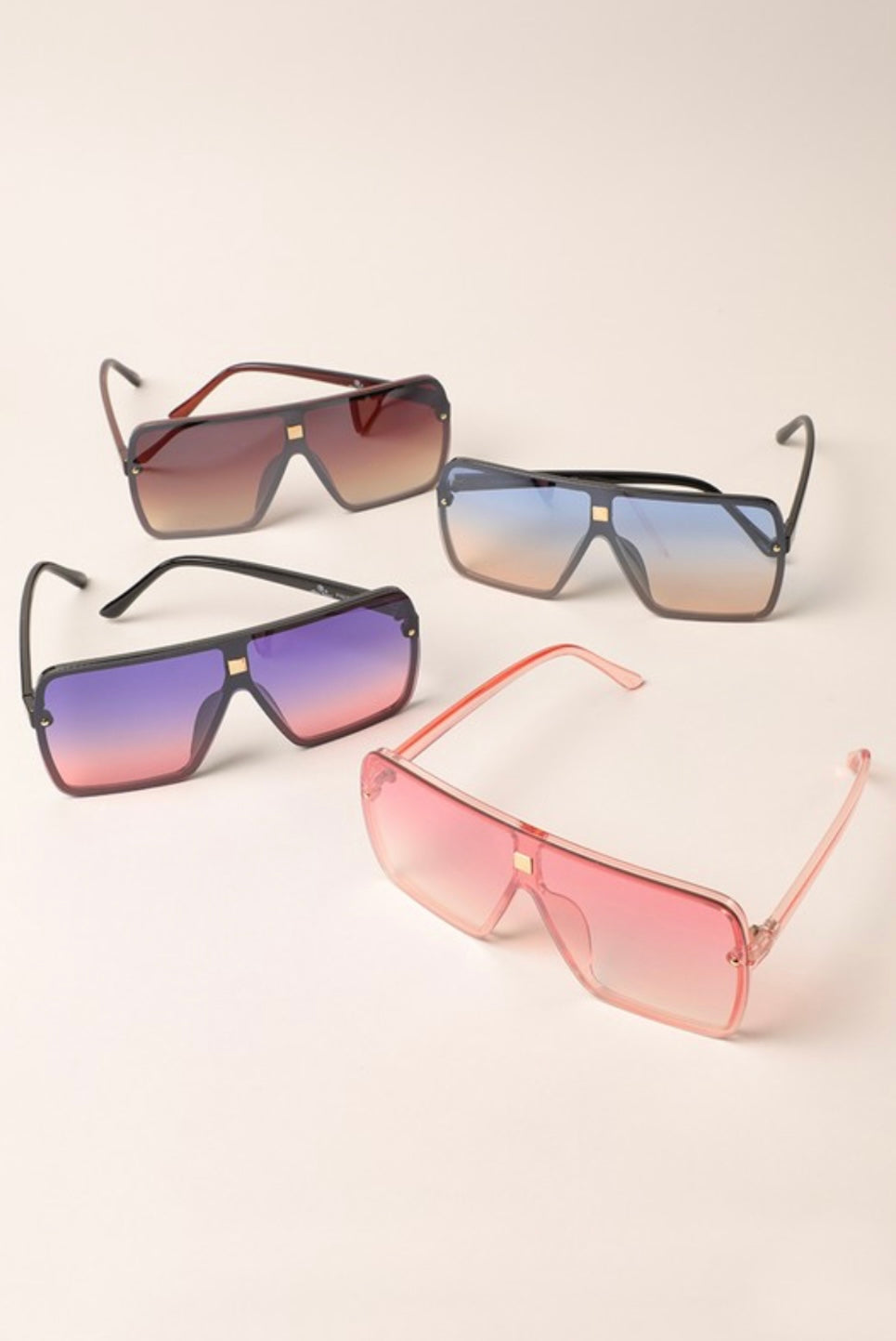 Rimless Square Sunglasses