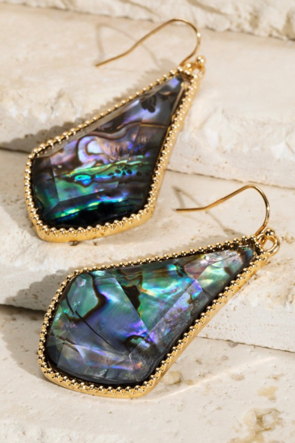 Rhombus Diamond Drop Earrings