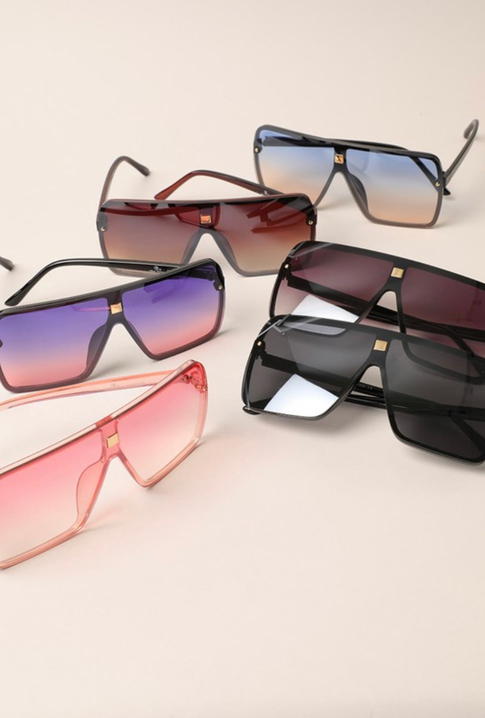Rimless Square Sunglasses
