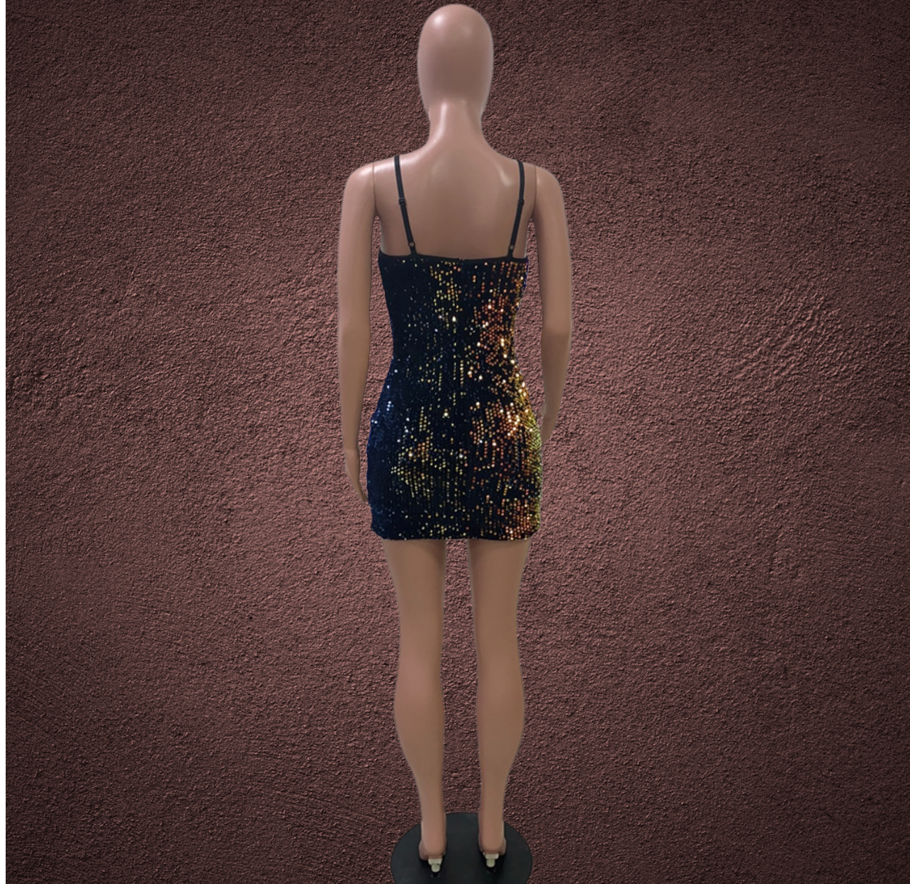 Jada Multicolor Sequin Dress