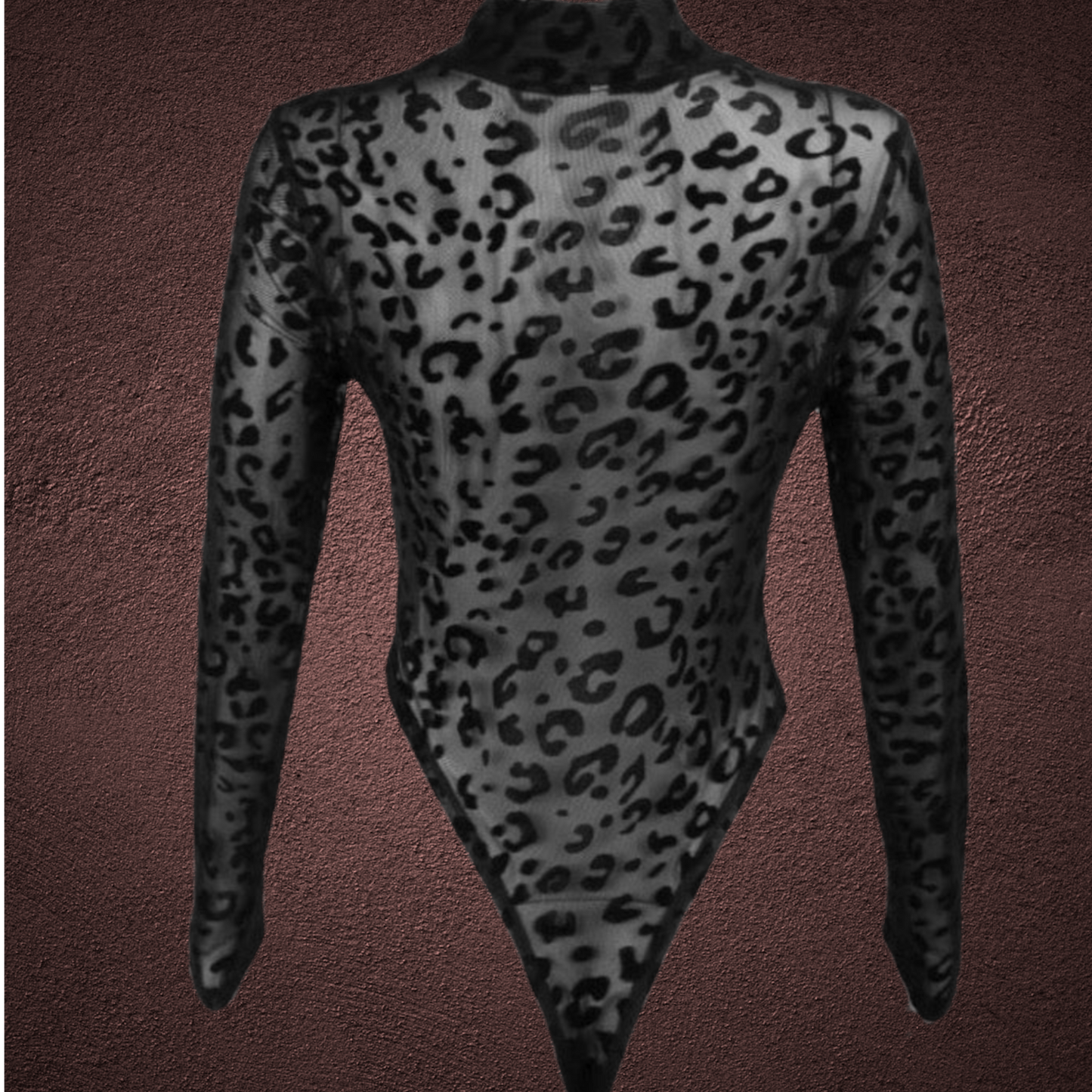 Jessica Black Leopard Bodysuit