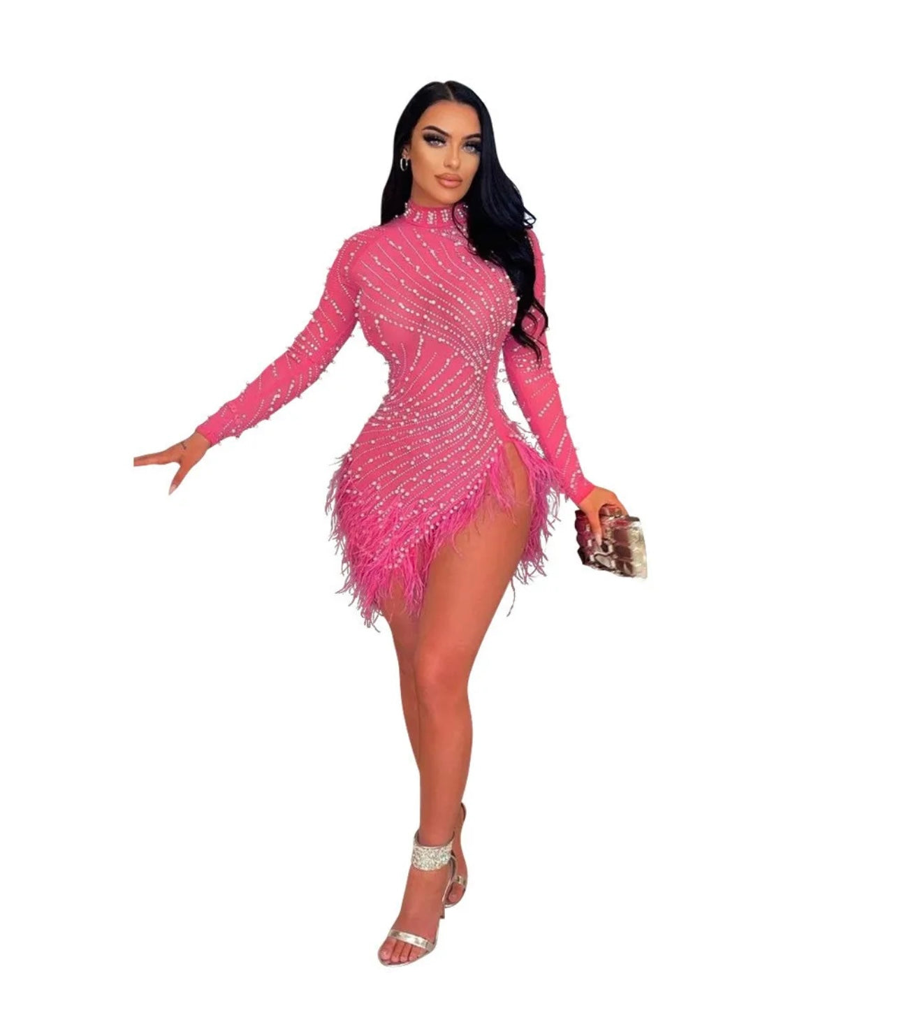 Birthday Rhinestone Dress – Bounce Baque Boutique