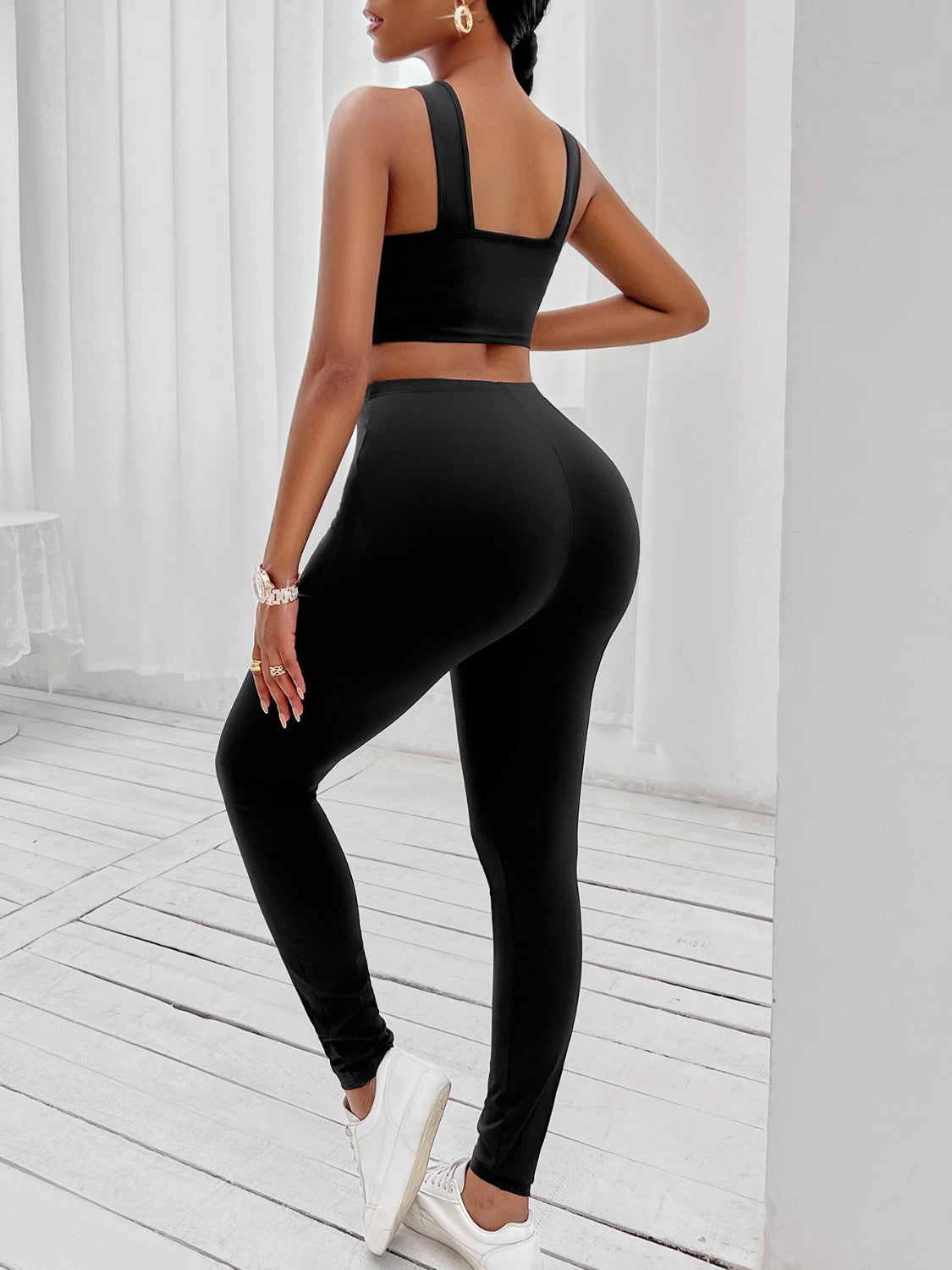 Criss Cross Two Piece Activewear Set