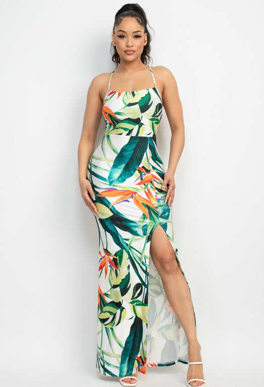 Tropical Maxi Dress