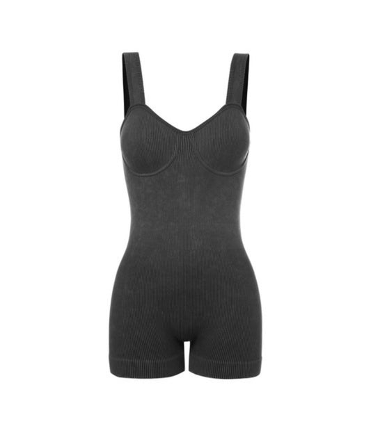 Stone Washed Romper