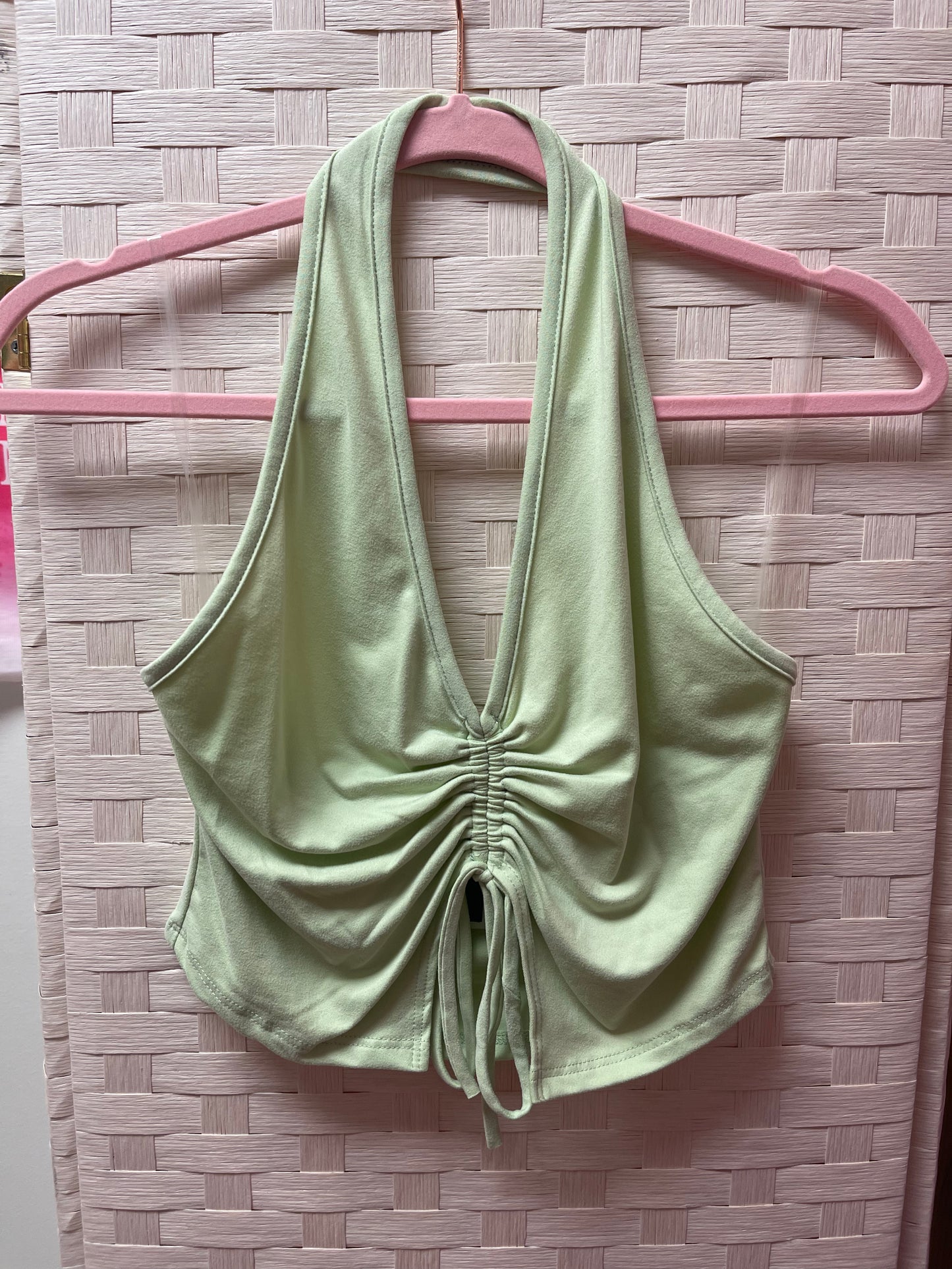 Green Halter Top