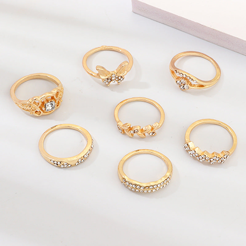 butterfly ring stackable set