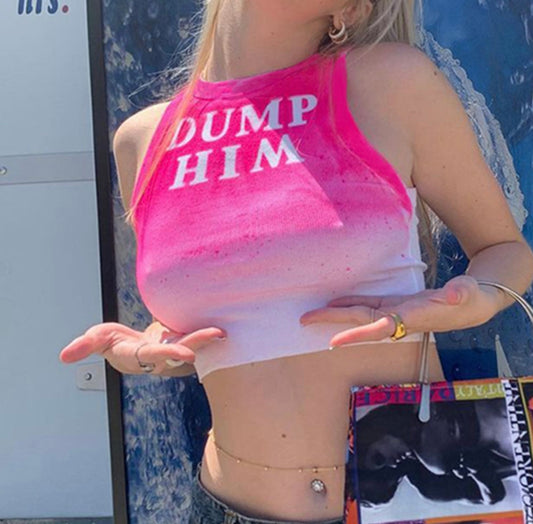 Dump Him Crop Top