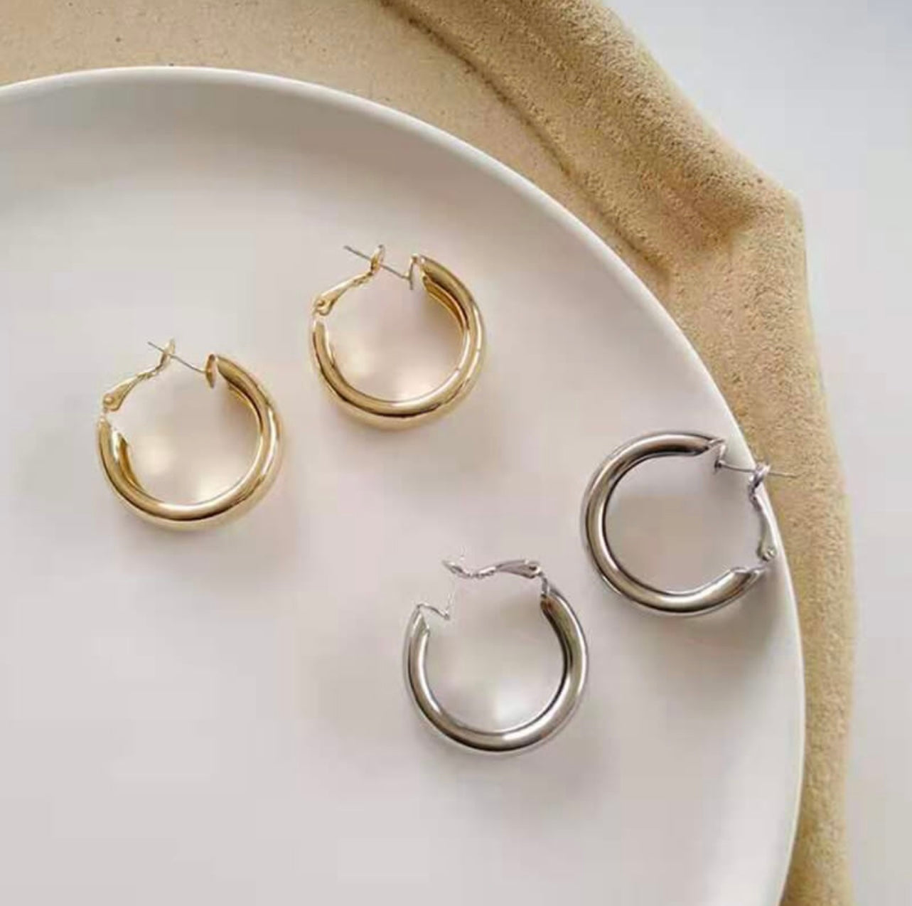 Tory Hoop Earrings