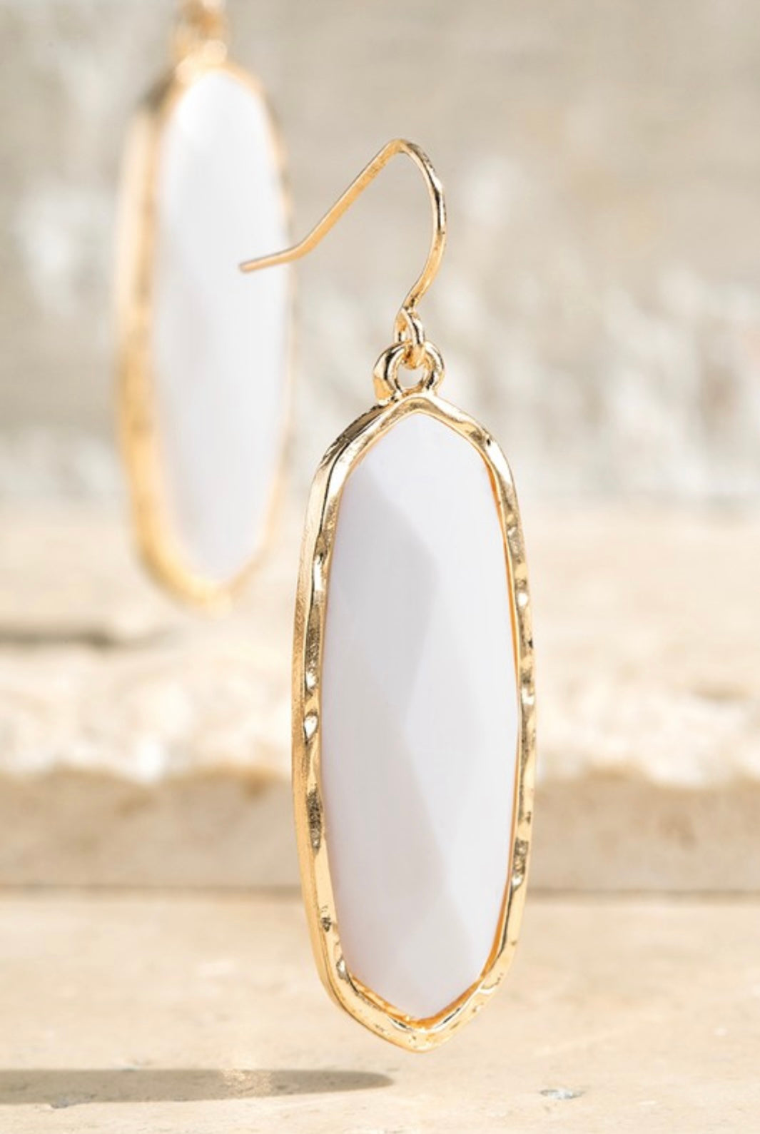 Acrylic Oval Earrings