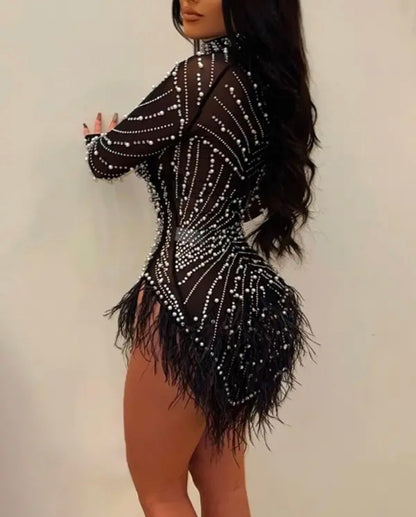 Birthday Rhinestone Dress