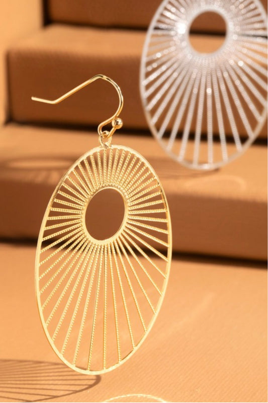 Sunburst Drop Earrings