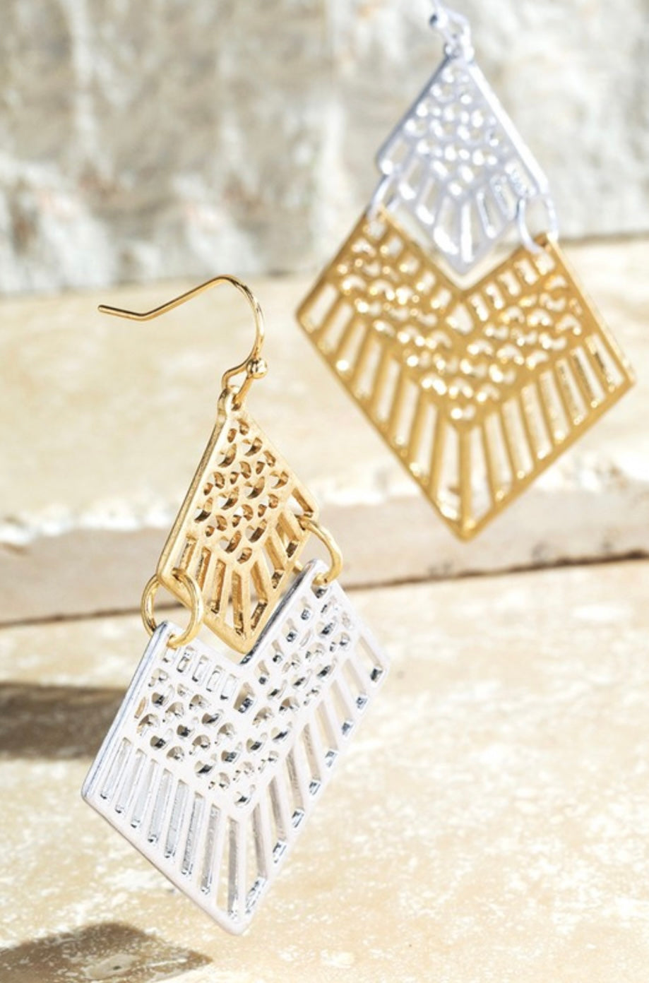 Duo Drop Earrings